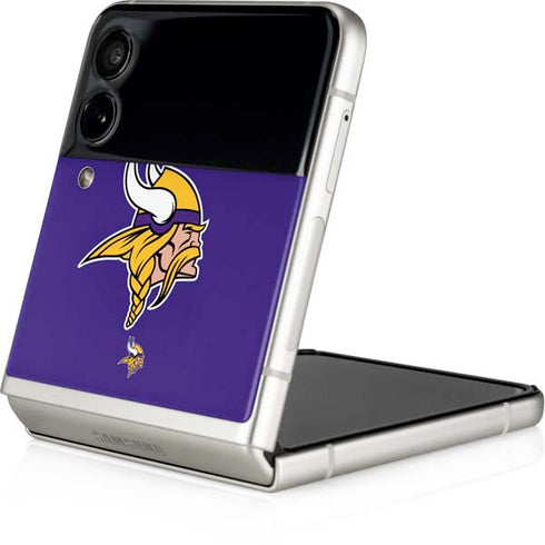 NFL Minnesota Vikings Retro Logo Galaxy Z Flip4 5G Skin